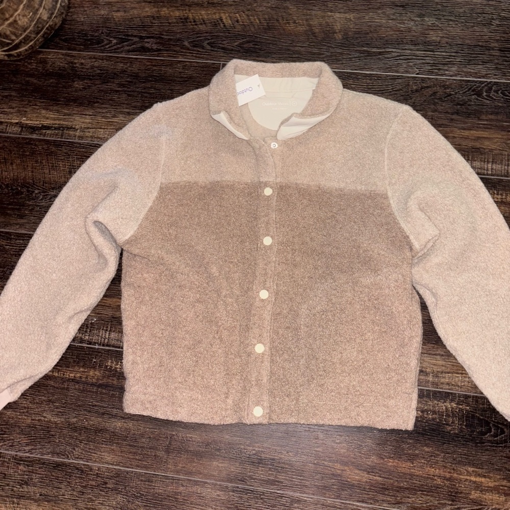 NWT Outdoor Voices Mega Fleece Bomber